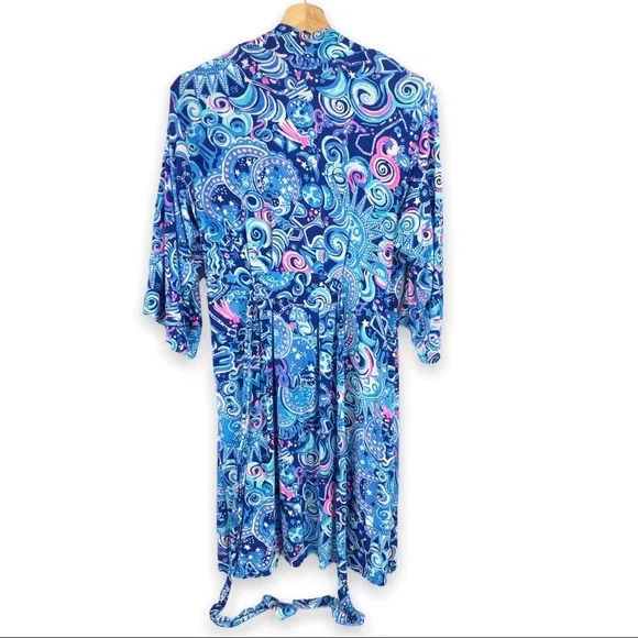 Lilly Pulitzer - Lina Robe Lapis Lazuli Cosmic Kismet - XXS/XS - Picture 3 of 7